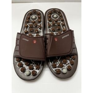 BYRIVER Acupressure Slippers Sandals Shoes Reflexology Tools Mens Size L  10-11